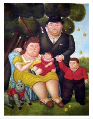 Familia Botero Painting